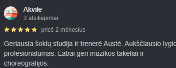 Google atsiliepimas