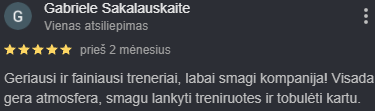 Google atsiliepimas