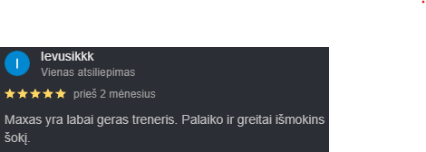 Google atsiliepimas